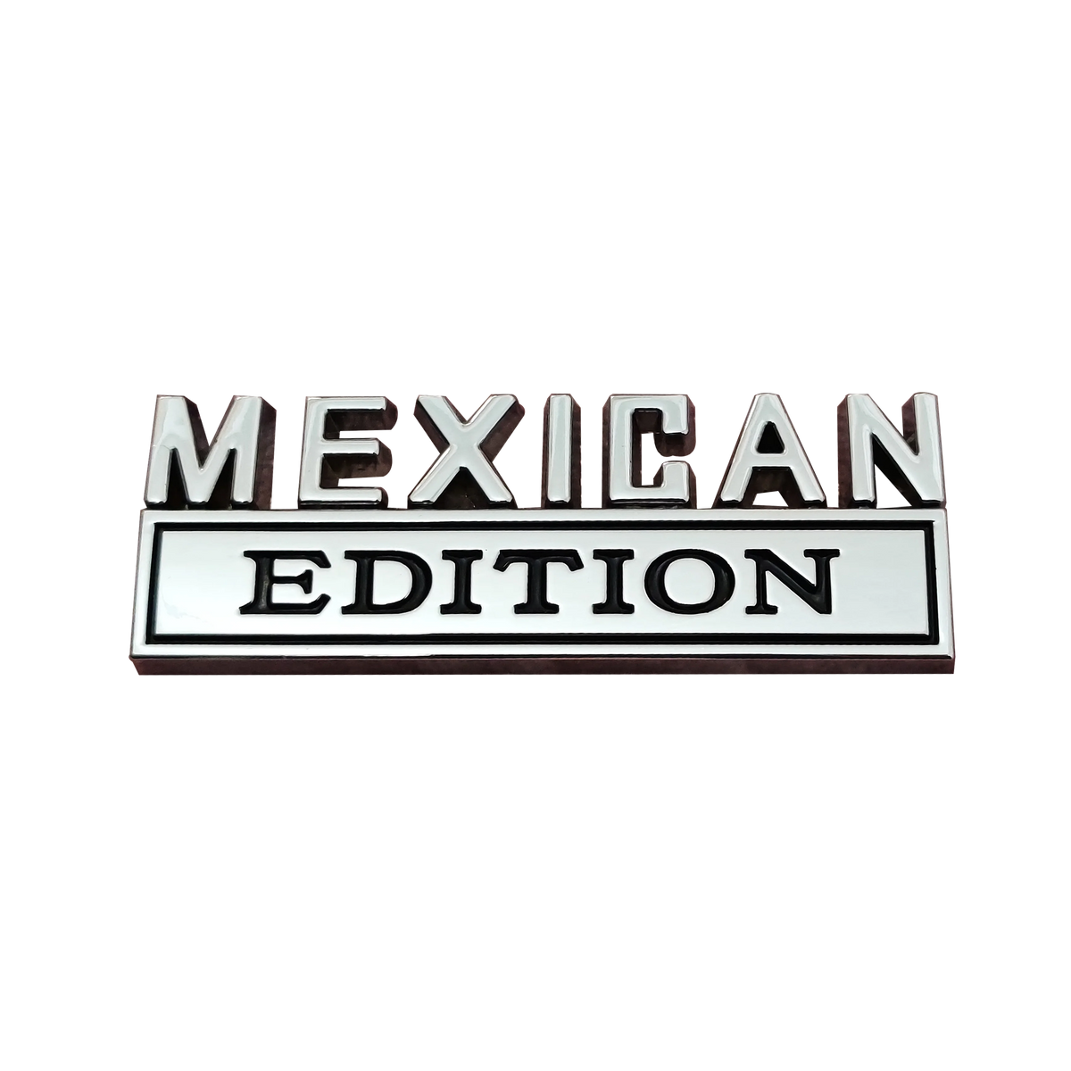 Mexican Edition Metal Car Emblems - Ideal for Hood, Trunk, Fenders, Doors of Nissan, GM, VW, Toyota, Chevy