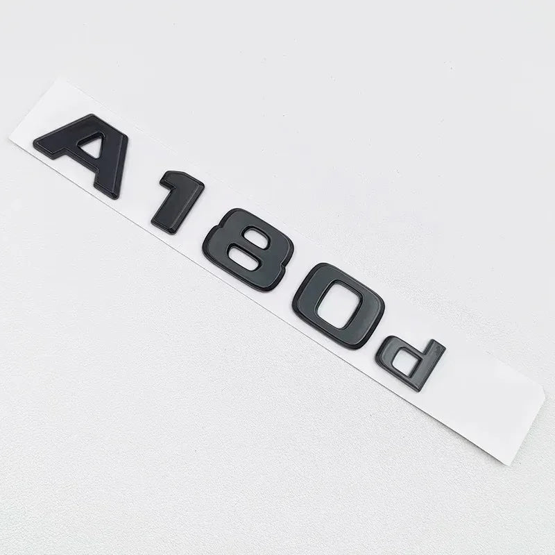 3D ABS Black A35 A45 A160 A180 A200 A250 Logo Letters 4MATIC Badge Car Rear Star Sticker AMG Emblem For Mercedes Benz