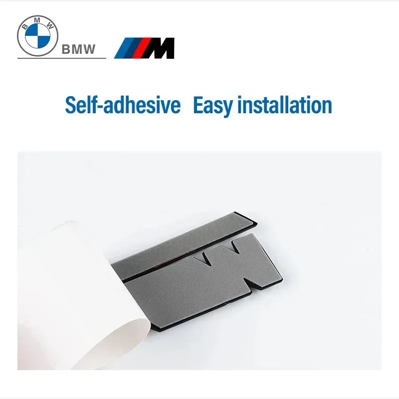 Car Valve Core BMW 3D Electroplating Emblem Stickers Trunk Decorative Stickers For BMW X5 E91 E70 F11 E30 F31 X3 F25 E61 E83 X1