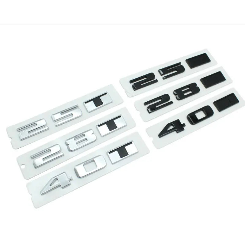 ATSL CT4 56 XTS AWD 25T 40T emblem mark car stickers for Cadillac XT4/5/6 rear tail 28T displacement refit labeling decals