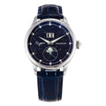 Sugess Moonphase Watch of Men 40mm Automatic Mechanical Wristwatches Origin ST2528 Movement Stainless Steel Blue Sandstone Dials