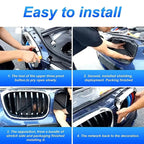 For BMW X3 G01 F25 X4 G02 F26 X5 G05 2011-2015 2016 2017 2018 2019 2020 2021 2022 Car Front Grille Trim Strips Cover Accessories