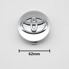4pcs 57mm+62mm Car Tyre Wheel Center Hub Cap Badge For Toyota C-hr Prado Rav4 Yaris Hilux Prius Avensis Corolla Camry crown
