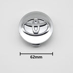 4pcs 57mm+62mm Car Tyre Wheel Center Hub Cap Badge For Toyota C-hr Prado Rav4 Yaris Hilux Prius Avensis Corolla Camry crown