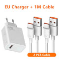Cargador de pared ultrarrápido para Xiaomi, Cable USB tipo C, 6A, 67W, UE, 11, 12 Lite, 13T, Redmi Note 10, 11T, 12T, 13, POCO F4, F5, X4, X5 Pro, 1m, 2m