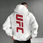 Men's Pattern Hoodies –Bold Back Prints MMA Inspired Streetwear Loose Fit Perfect for Gym  Casual Wear Limited Edition Designs