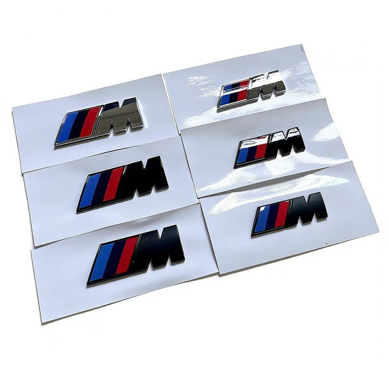 Car Styling Emblem Metal Alloy Car Fender Trunk Badge Stickers For BMW M E46 E90 E60 F30 E39 F20 G30 X1 X3 G01 G02 X5 F16 M3 M4