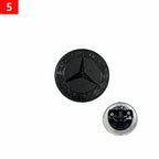 1pcs 56mm Car Aluminum Hood Emblem Front Badge Modification Accessories for Mercedes Benz C-Class E-Class W204 W205 W213 W214