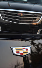 1pcs 3D ABS Car Front Grille Center Emblem Badge Rear Trunk Sticker Accessories For Cadillac CT4 CT5 CT6 XT4 XT5 XT6 XTS ATS