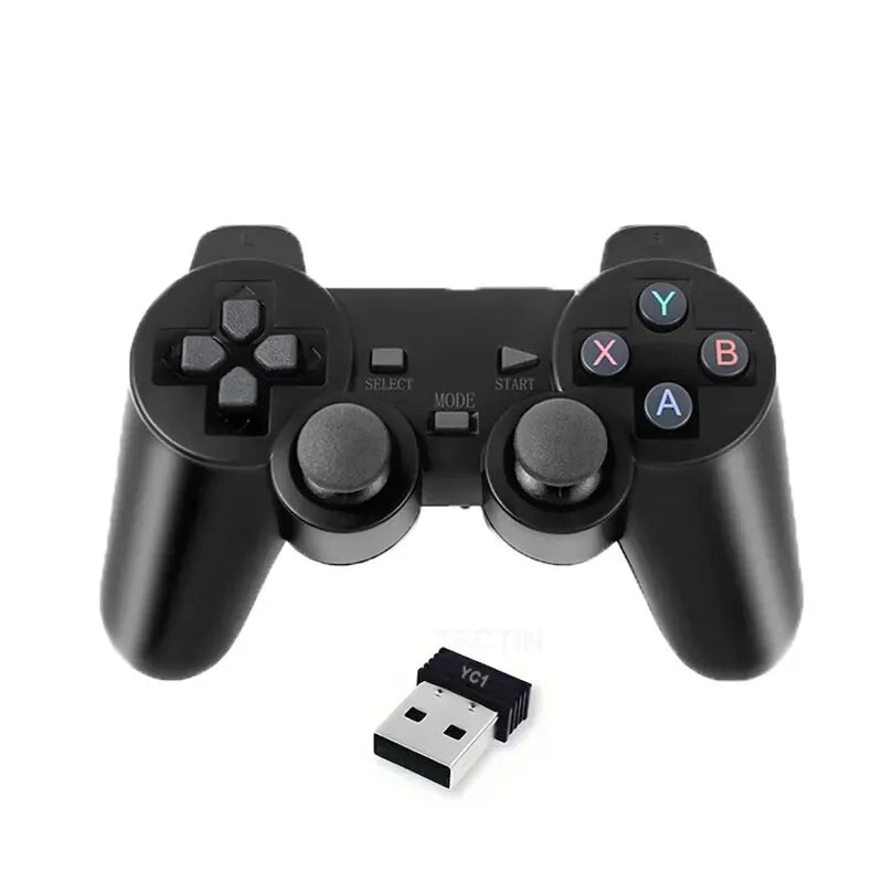 Mando inalámbrico de 2,4 Ghz para controlador de juego, Joystick USB para PC, Android, TV, Control para PC, caja de juego, 1 ud./2 uds.