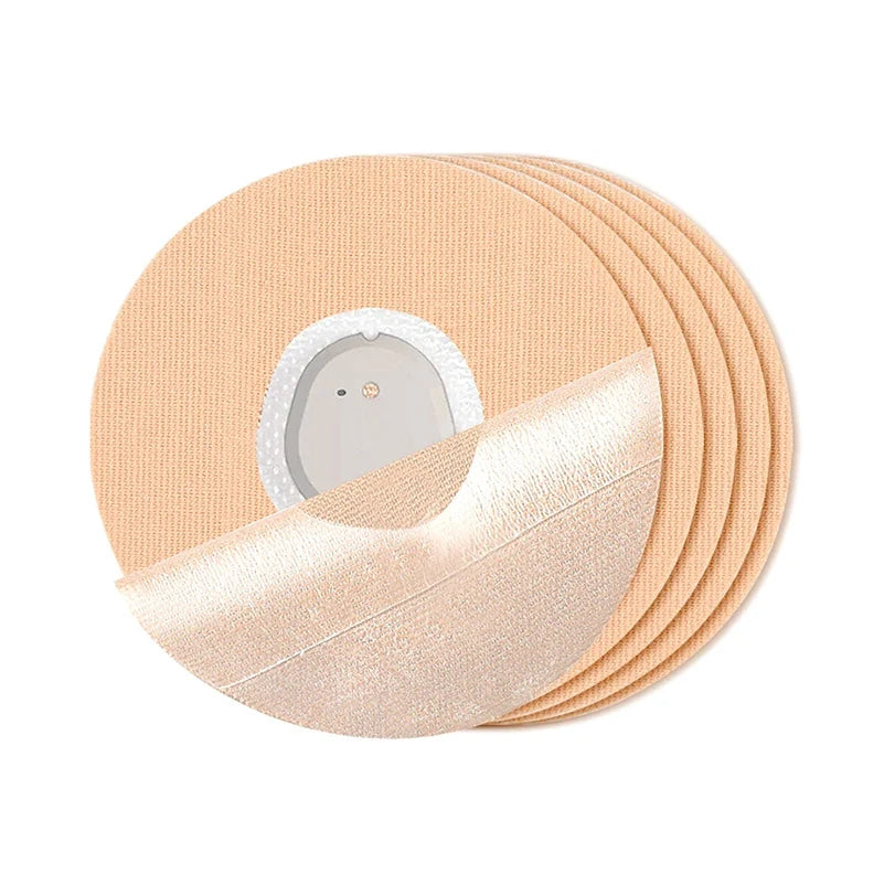 10Pcs Waterproof Adhesive Patches Sensor Patch Glucose Meter Sensor Fixing Sticker Long Lasting Blood Glucose Monitoring