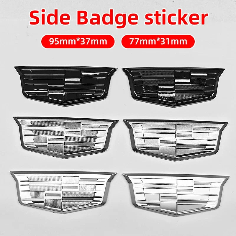 ABS Car Body Stickers Side Decals Emblem for Cadillac CT5 XT5 XT6 Escalade CTS DTS SLS XLR ATS SRX Tiburon Deville Accessories