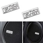 Chevrolet 3D Aluminum Car Audio Stickers Fit For Silverado Impala Malibu Equinox Cruze Camaro Tahoe/Suburban Blazer Spark Aveo