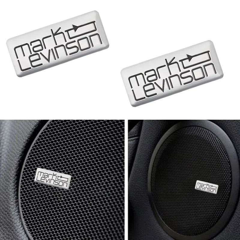 Chevrolet 3D Aluminum Car Audio Stickers Fit For Silverado Impala Malibu Equinox Cruze Camaro Tahoe/Suburban Blazer Spark Aveo