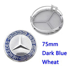 4pcs 56mm 60mm 75mm  68mm3Pin Car Wheel Center Cap Rim Hub Caps Emblem W202 W220 W213 W210 W164 E200 E260 E300 For Mercedes Benz