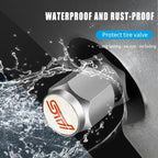 Car Wheel Tire Valve Stem Caps Air Cover with Wrench for Subaru Forester Ascent BRZ STI Exiga Legacy Outback Tribeca WRC WRX XV