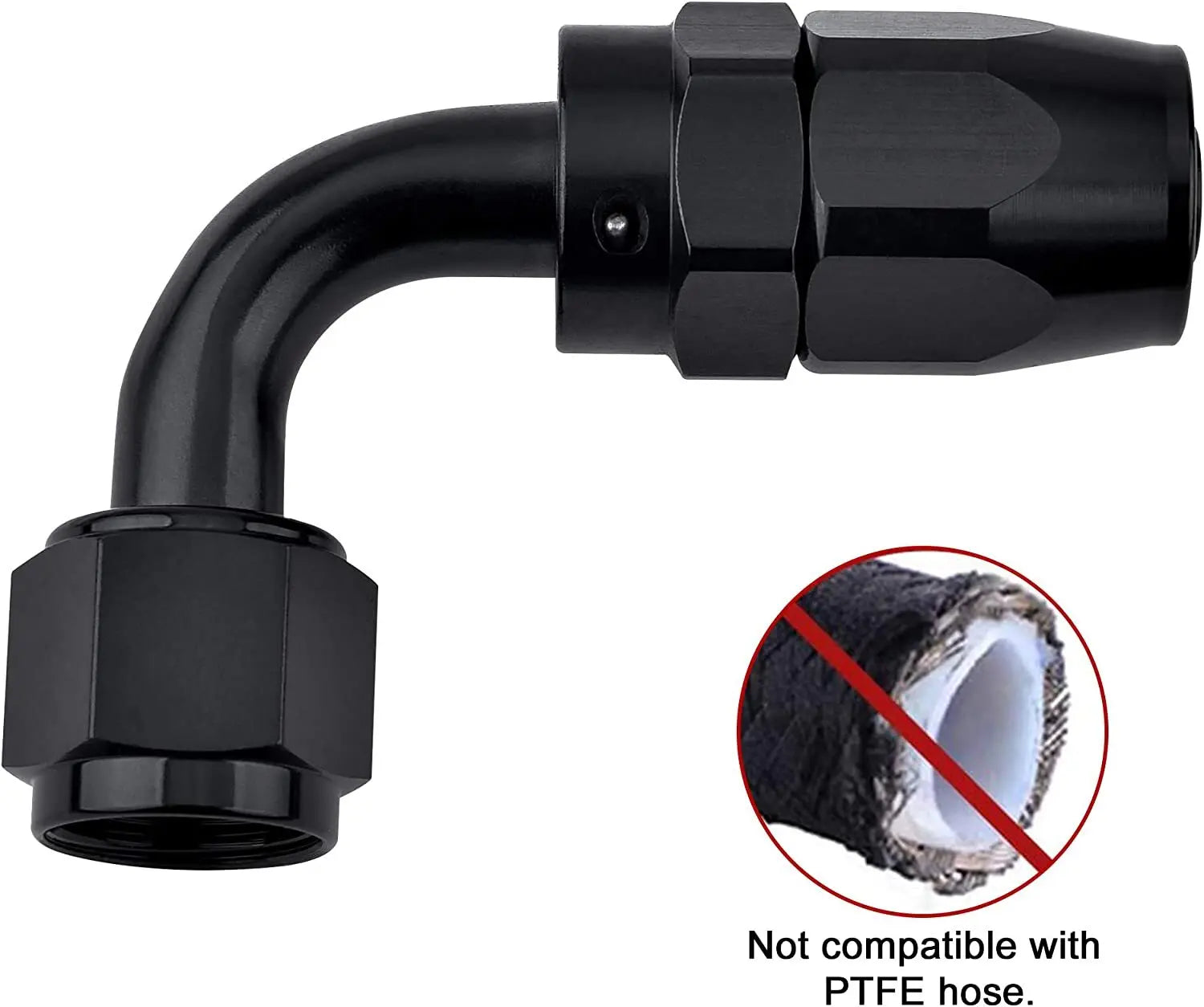 AN4/AN6/AN12 Swivel Hose End Fitting Adapter For Oil/Fuel/Gas Hose Line Oil Cool