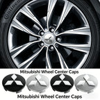 4Pcs Wheel Center Hub Caps Replacement Wheel Hub Emblem for Mitsubishi Outlander Lancer 10 9 ASX RALLIART Eclipse L200 Pajero