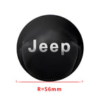 4Pcs 56/60mm Car Wheel Center Hub Cap Car Accessorie for JEEP Wrangler Grand Cherokee JK TJ Compass Renegade Patriot Trail Hawk