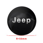 4Pcs 56/60mm Car Wheel Center Hub Cap Car Accessorie for JEEP Wrangler Grand Cherokee JK TJ Compass Renegade Patriot Trail Hawk