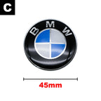 45mm 47mm Steering Wheel Center Emblem Badge Sticker For BMW E39 E46 E60 E87 E90 E92 F10 F20 F30 G20 Interior Decoration