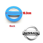 3D ABS New Emblem Car Front Rear Logo for Nissan Tiida Sentra Teana X Trail T30 T32 Almera Kicks Micra Qashqai J10 J11 Leaf Juke
