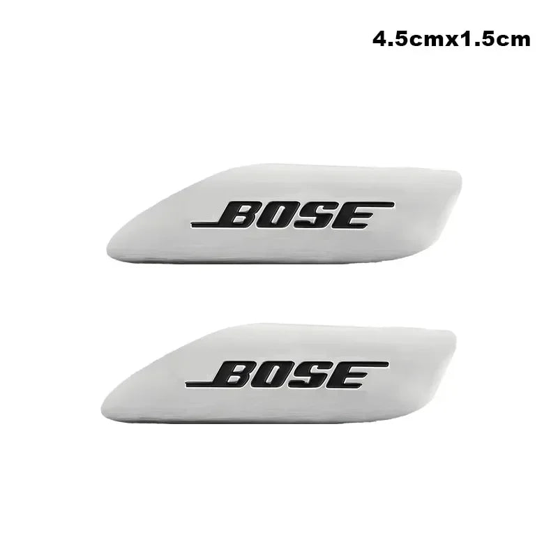 Chevrolet 3D Aluminum Car Audio Stickers Fit For Silverado Impala Malibu Equinox Cruze Camaro Tahoe/Suburban Blazer Spark Aveo