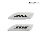 Chevrolet 3D Aluminum Car Audio Stickers Fit For Silverado Impala Malibu Equinox Cruze Camaro Tahoe/Suburban Blazer Spark Aveo