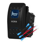12v/24v Blue Led Light 5 Pin On Off SPST Rocker Switch 7 Pin On Off On ARB Carling Style Car Boat Waterproof Push Switch