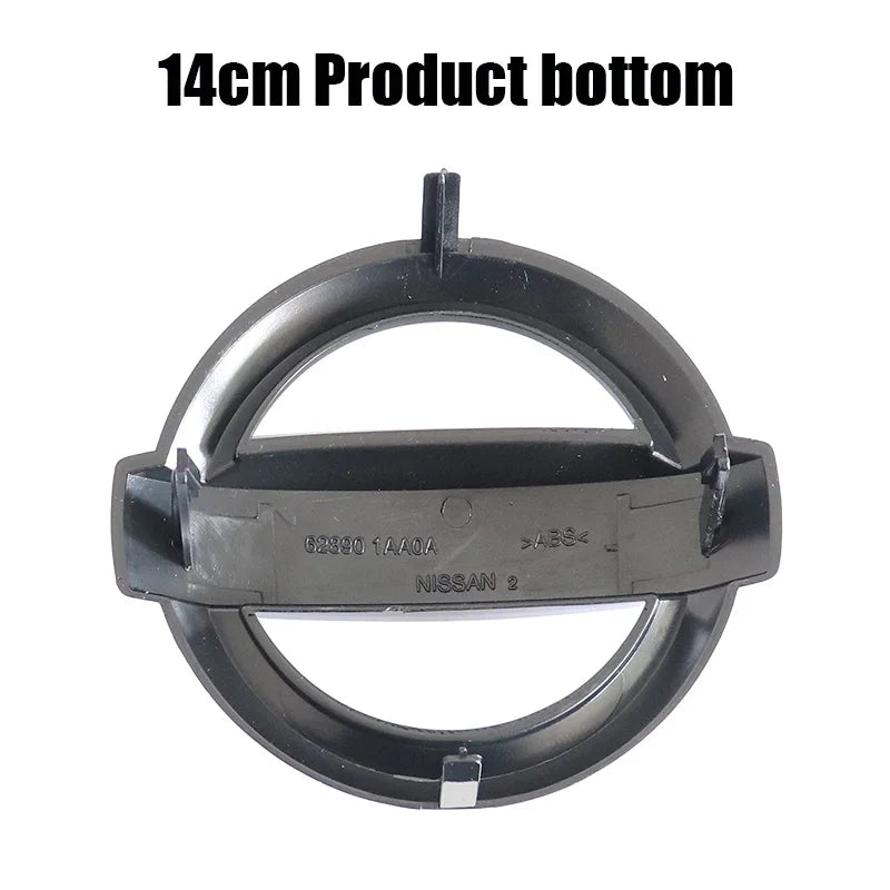 1pcs Nissan black ABS 8.8cm 10cm 10.5cm 11.8cm 12.8cm Car Front logo Rear Bumper tail door Car trunk Emblem sticker Accessories