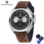 PAGANI DESIGN Panda Mens Watches Quartz Luxury Watch For Men Chronograph VK63 Wristwatches AR Sapphire Waterproof Luminous Clock