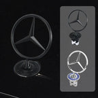 Car Bonnet Label Badge 3D Star Zinc Alloy Car Front Hood Emblem Mercedes Benz  W203 W204 W205 W206 W212 W213 W222 W223 E300