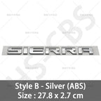 new old letter logo car stickers for GMC sierra Rear Trunk Emblem Logo boot label trunk modified Accessories decoration decals