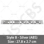 new old letter logo car stickers for GMC sierra Rear Trunk Emblem Logo boot label trunk modified Accessories decoration decals