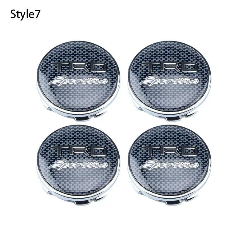 4pcs 60mm Car Tyre Wheel Center Hub Cap Badge For Toyota C-hr Prado Rav4 Yaris Hilux Prius Avensis Corolla Camry Accessories