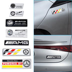 3D Aluminum Car Side Body Trunk Emblem Decoration Sticker For Mercedes Benz AMG Class GLK GLA CLA GLB W108 W447 W204 W205 Fortwo