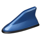 16cm Universal Carbon Fiber Look Car Roof Top Mount Shark Fin Aerial Antenna Toppers Auto Radio AM FM Antenna Signal Amplifier