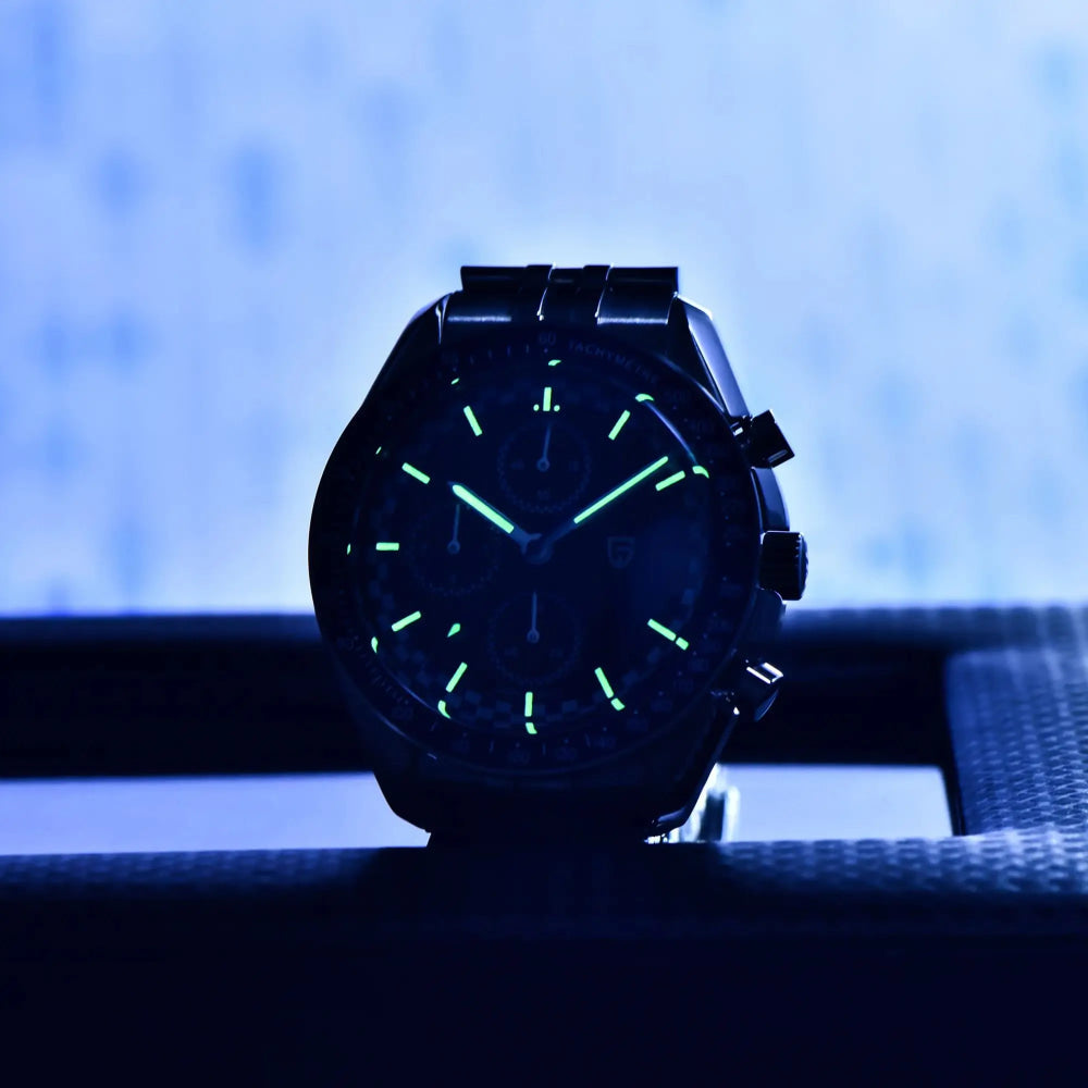 PAGANI DESIGN 2026 New Men's Watches Sport Quartz Watch For Men Racing Chronograph Waterproof AR Sapphire crystal Wristwatch Men