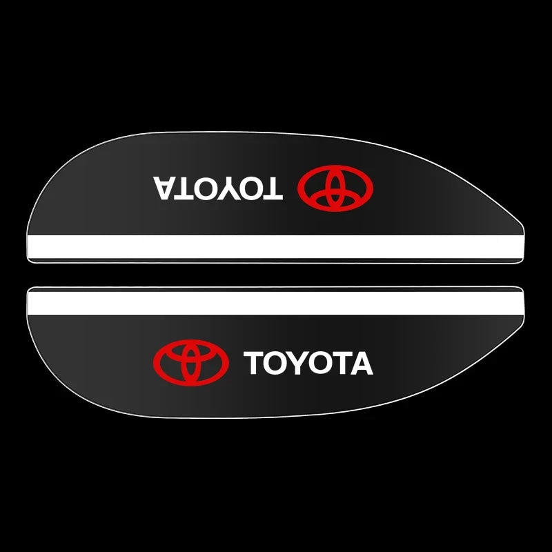 Car exterior annual inspection stickers Car Rearview Rain Eyebrow Blind Spot Mirror Small Round Mirror For Toyota