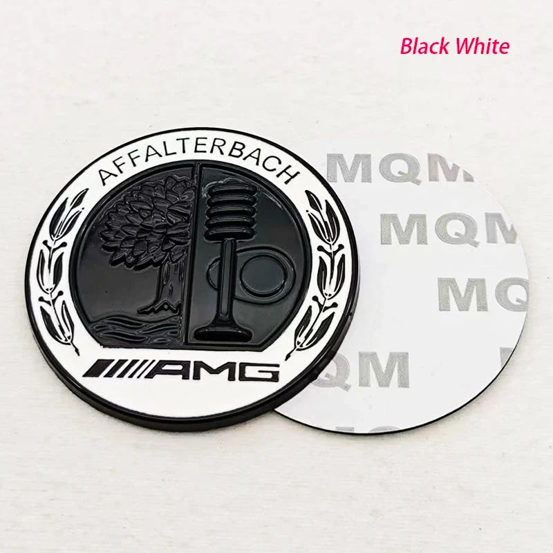 Car 3D Metal Door Windows Body Rear Trunk Emblem Sticker For Mercedes Benz AFFALTERBACH AMG LOGO C180 E320 A200 CLA CLK CLS ML