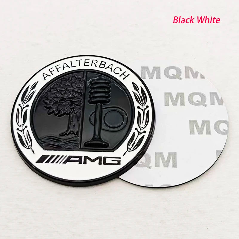 Car 3D Metal Door Windows Body Rear Trunk Emblem Sticker For Mercedes Benz AFFALTERBACH AMG LOGO C180 E320 A200 CLA CLK CLS ML