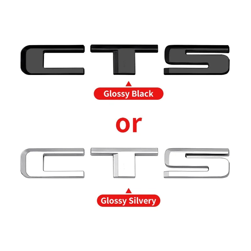 3D Car Rear Trunk Sticker Logo Letters Decals Badge For Cadillac CT4 CT5 CT6 CTS XT4 XT5 XT6 XTS ATS AWD 25T 28T 40T Accessories