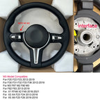 F01 F06 F10 F11 F15 F20 F21 F22 F30 F31 F32 F36 E70 E90 M3 M4 M5 For BMW 3 5 Series Manual Steering Wheel Without Paddle