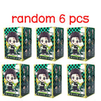 Demon Slayer Tanjiro Kamado Nezuko anime cartoon figure blind box creative personalized statue model ornament surprise gift box