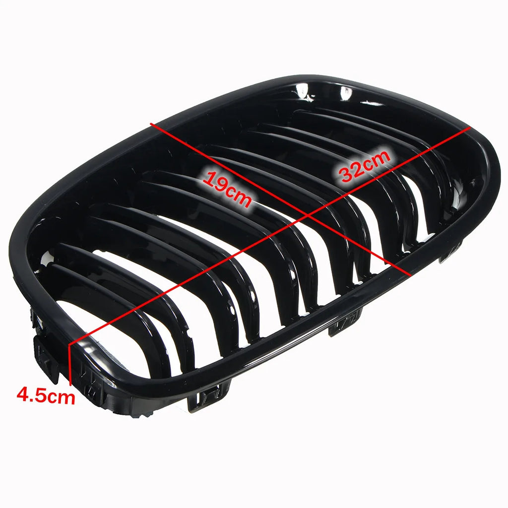 Front Grille For BMW F20 F21 1 Series 2010-2014 Car Front Kidney Grill Racing Grills Glossy Black Grills