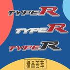 3D TYPER TYPE R for car Hood Fender trunk Rear Nameplate Decal Emblem Badge Sticker