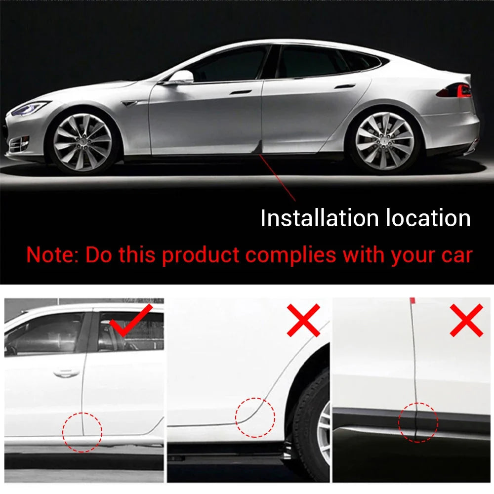 2/4PC Silicone Car Badge Door Corner Cover Bumper Crash Scratch Protector For Ford Fiesta Kuga Mustang ST Mondeo Explorer Escape