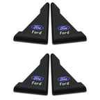 2/4PC Silicone Car Badge Door Corner Cover Bumper Crash Scratch Protector For Ford Fiesta Kuga Mustang ST Mondeo Explorer Escape