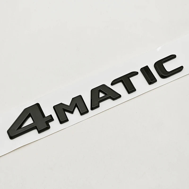 3D ABS Car Logo 4 Matic GLK220 GLK300 GLK350 Emblem Letters Sticker Rear Trunk Badge for GLK W204 X204 GLK220 GLK300 GLK350