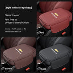 Leather Car Armrest Box Pad Auto Armrest Mat High Quality Accessorie For Chevrolet Camaro Colorado Cobalt Beat Groove Volt Trax